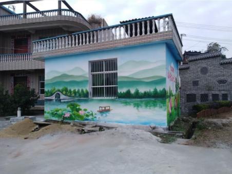 岳池墙绘的种类和运用的位置