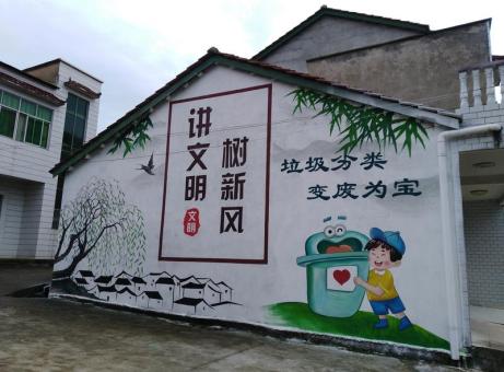 岳池墙绘是现在流行的墙体广告