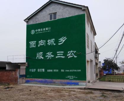 岳池为什么制作墙体广告