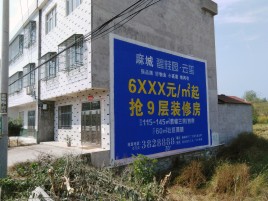 岳池墙体广告质量分析