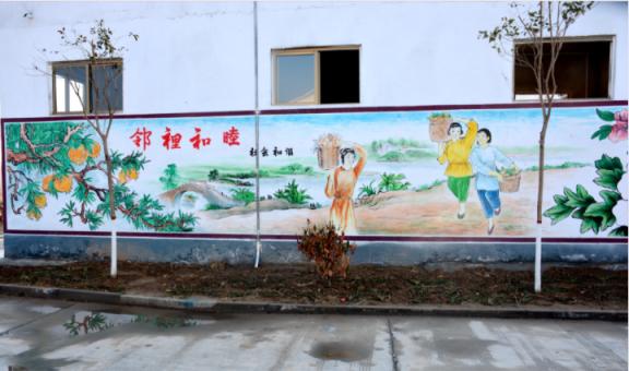 岳池乡镇文化墙 乡风文明焕发新活力