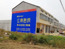 岳池农村墙体广告在不同形式上面展现的不同特色