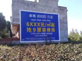 岳池墙体广告的好处