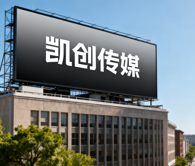 岳池户外广告牌的设计与制作